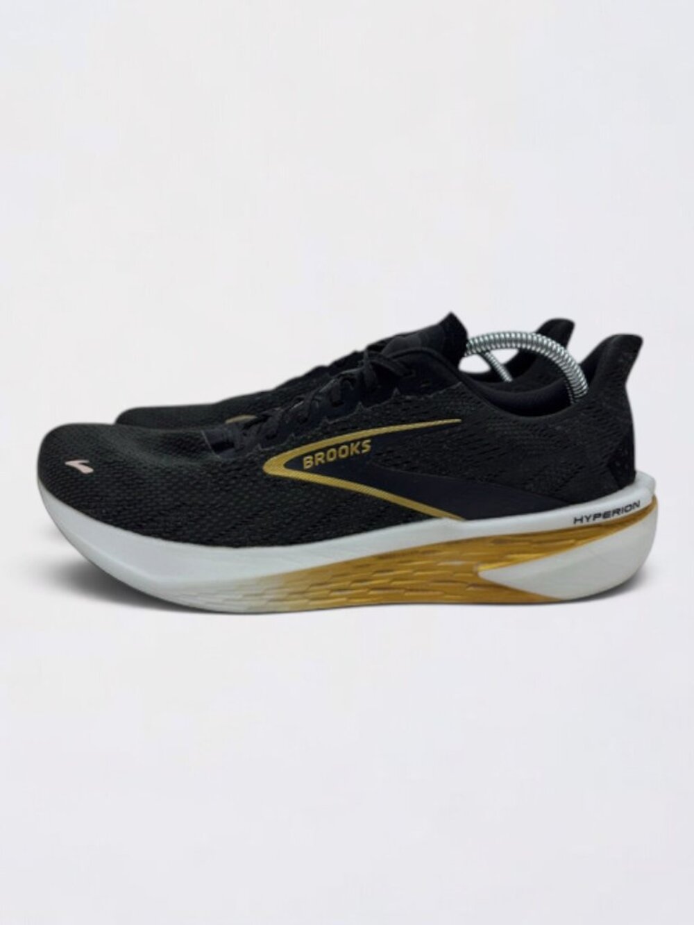 Brooks Hyperion 2 Running Shoes Sneakers Mens Size 11.5 D Black Gold 1104321D098